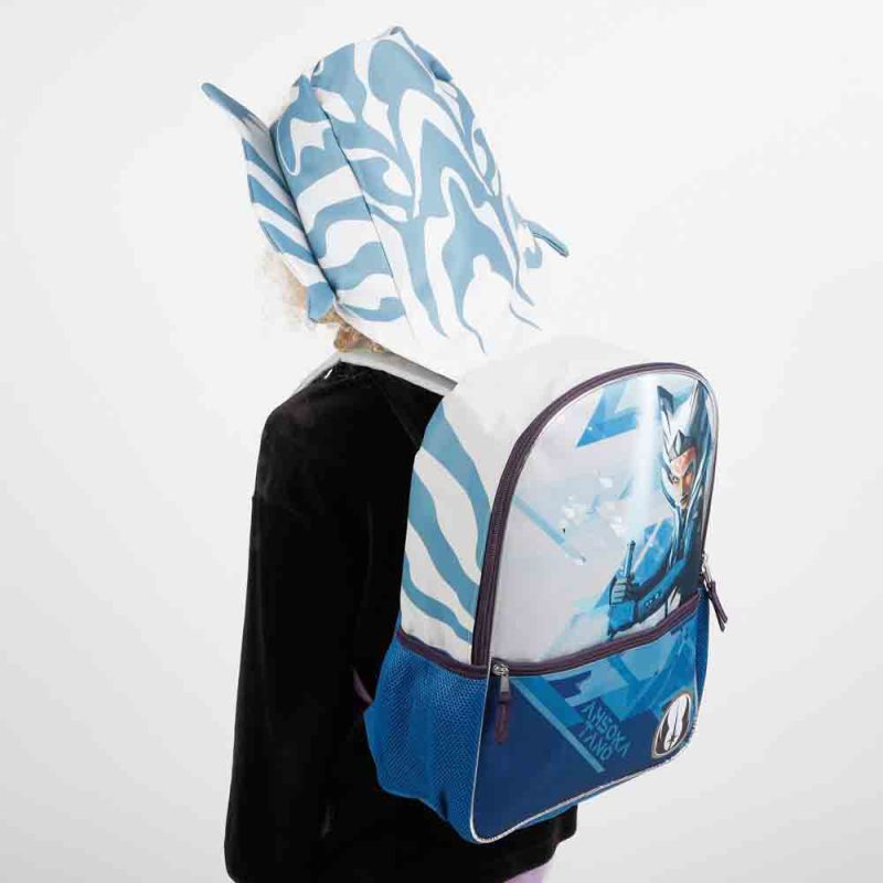 0009670 star wars ahsoka tano hooded kids backpack