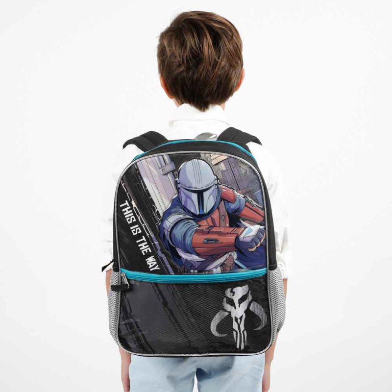 0013184 star wars the mandalorian this is the way hooded youth backpack