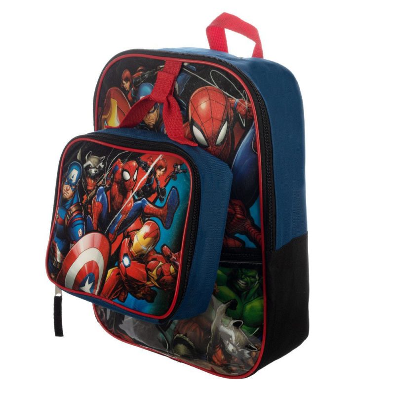 0014273 marvel universe 5 pc backpack set