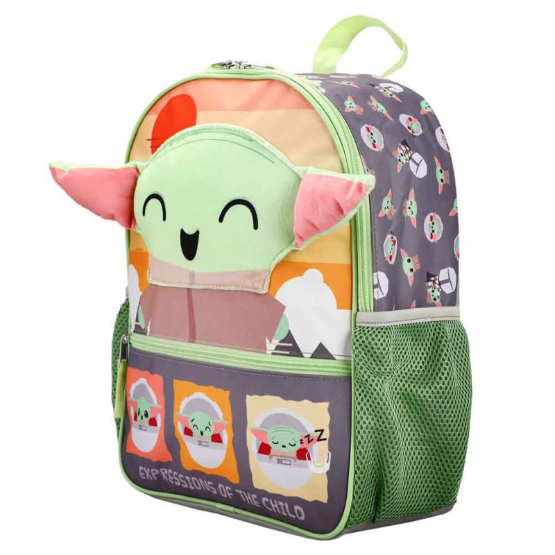 0014956 star wars the mandalorian grogu expressions youth mini backpack