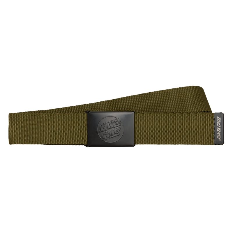 44643209 opus dot web belt od green unisex santa cruz 1