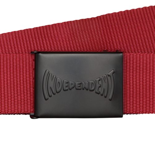 44643210 span web belt red unisex independent 2