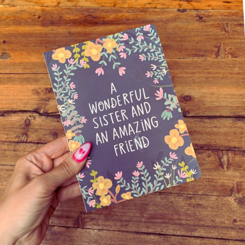 A Wonderful Sister and An Amazing Friend Double Sided Journal 2