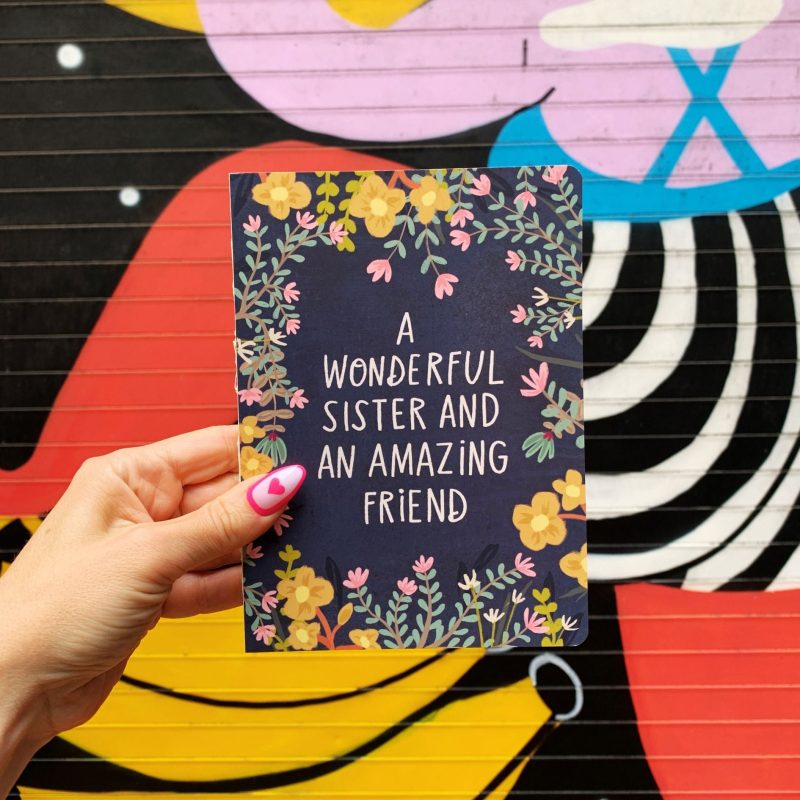 A Wonderful Sister and An Amazing Friend Double Sided Journal 4