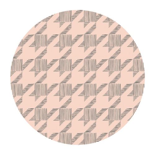 Achieve Ceramic Coaster Set Set of 4 Floral Houndstooth Design Beverage Coasters 6