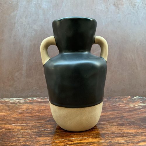 Amphora Stoneware Vase Two Toned Modern Flower Pot 5 5 Dia x 9 5 H 4