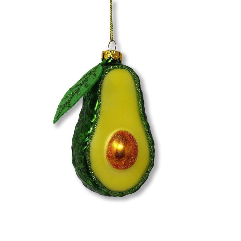 AvocadoGlassChristmasOrnamentWhiteBackgroundMockup