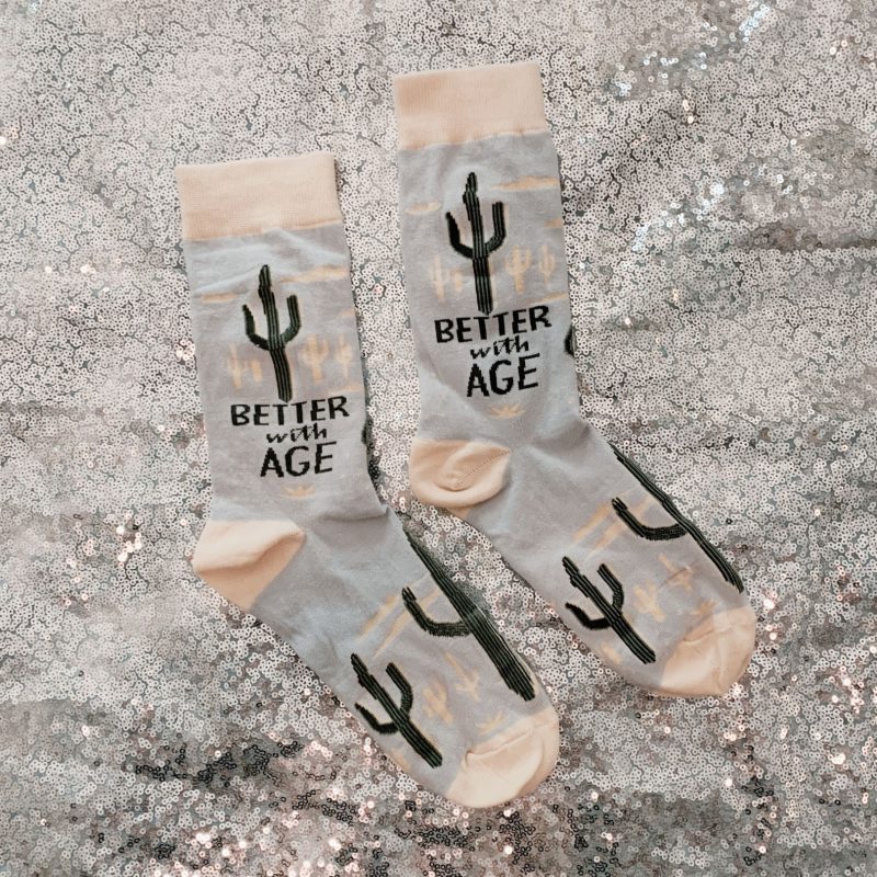 Better With Age Socks Cactus Plants Illustration 11 d6a194b3 2394 423c 9103 41f7b5d516f8