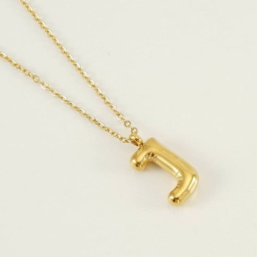 Bubble Shape Initials 18K Gold Plated Pendant Necklace Alphabet Letter Charm Necklace 12 42fc0472 f80d 4068 9f7a 3405d8f6edc1