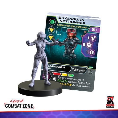 CZ Webstore Minis Edgerunners2StarterGang BrainburnNetrunner Card