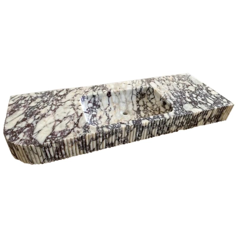 Calacatta Viola Marble Vanity Stone Sink polished8