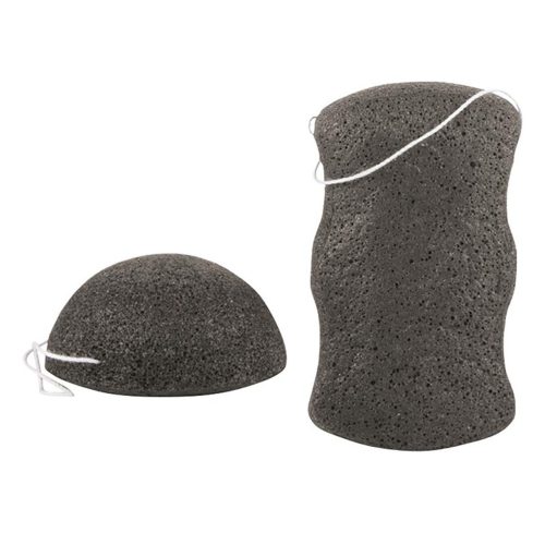 Charcoal Konjac Sponge Set Detoxify Exfoliate Skin Care 3