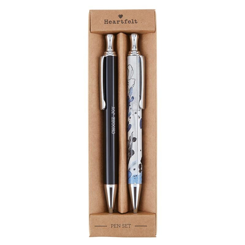 Choose Joy Pen Set Set of 2 Giftable Pens in Box Refillable 2