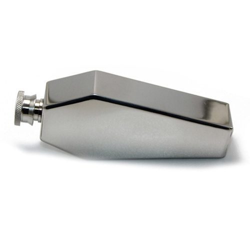 Coffin Flask in Silver or Black The Apocalypse Drinking Vessel of Choice Stainless Steel 3