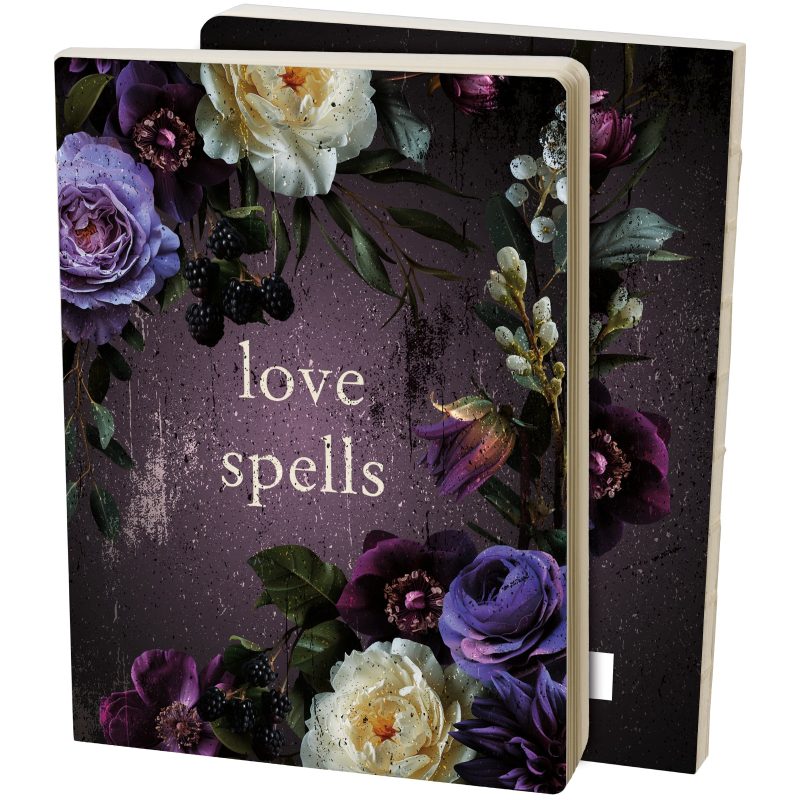 Dark Botanical Love Spells Double Sided Journal Halloween Inspired Notebook 160 Lined Pages 2