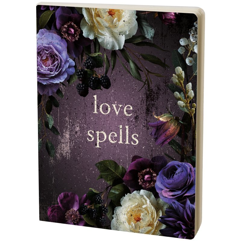 Dark Botanical Love Spells Double Sided Journal Halloween Inspired Notebook 160 Lined Pages 5