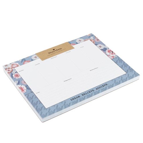 Dream Believe Achieve Undated Weekly Planner Desk Table Organizer 9 x 7 6