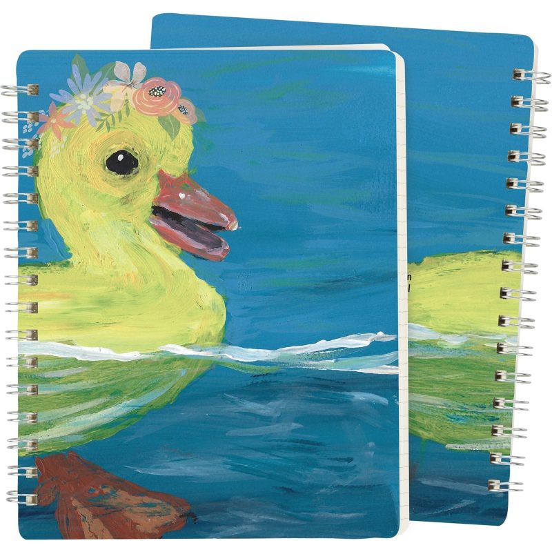 Duckling Spiral Notebook Double Sided Journal 120 Lined Pages 5