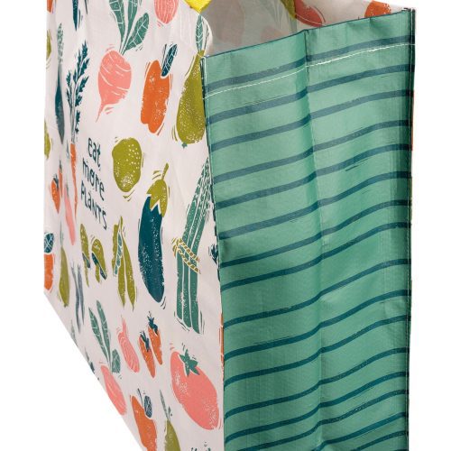 Eat More Plants Shopping Tote Extra Large Market Eco Bag 19 50 x 17 50 x 7 7