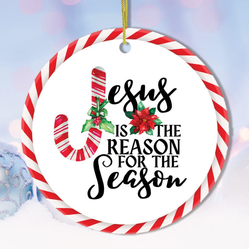 FORPRODUCTJesusistheReasonfortheSeasonChristmasOrnamentCircleandBackgroundMockupLight 04