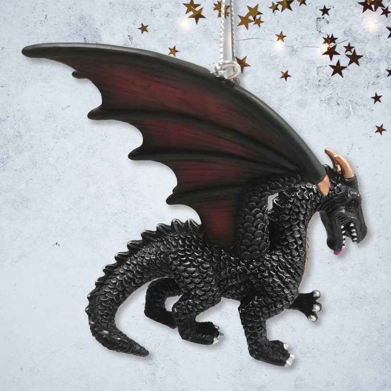 ForProduct 01FierceMysticalBlackDragonOrnament MythicalCreatureGothicFantasyMockupGroup 05 01