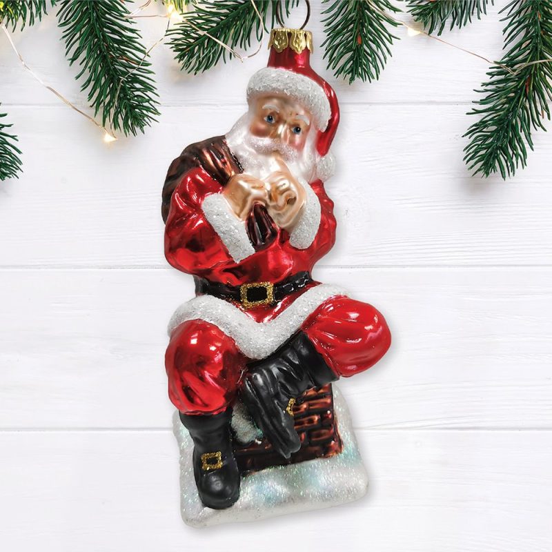 ForProduct 01SantaClausonChimneyGlassChristmasOrnamentMockupGroup 05 01