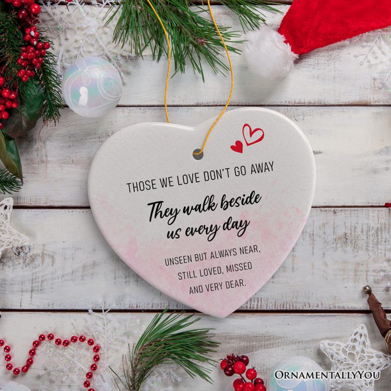 ForProduct 02ForeverbyOurSideOrnament ChristmasMemorialGiftforLovedOnes3DRealisticMockup 08