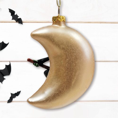 ForProduct 02WickedWitchandCrescentMoonGlassChristmasOrnament SpookyHalloweenGiftMockupGroup 03 02