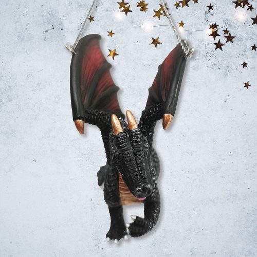 ForProduct 03FierceMysticalBlackDragonOrnament MythicalCreatureGothicFantasyMockupGroup 05 03