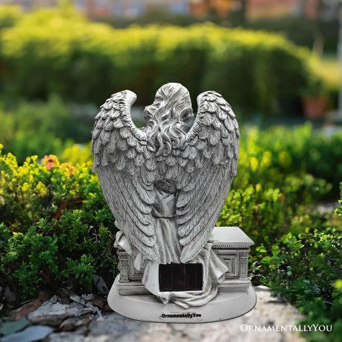 ForProduct 03GuardianAngelReadingBookGardenStatue 10SolarPoweredAngelicOutdoorFigurine