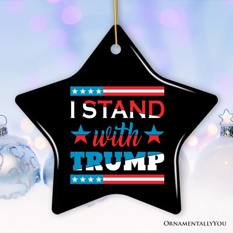 ForProduct 03IStandwithTrumpChristmasOrnament MAGAGiftandTreeDecorationStarMockupGroup 02