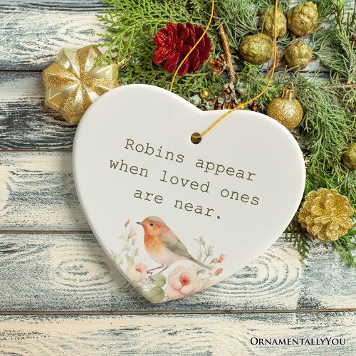 ForProduct 03RobinsAppearWhenLovedOnesareNearOrnament ChristmasMemoryGift3DRealisticMockup 07 01