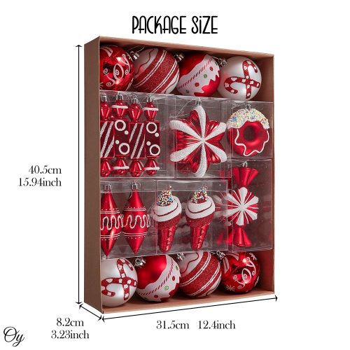 ForProduct 03SweetsandCandyThemeChrismtasOrnamentBundle Assorted60