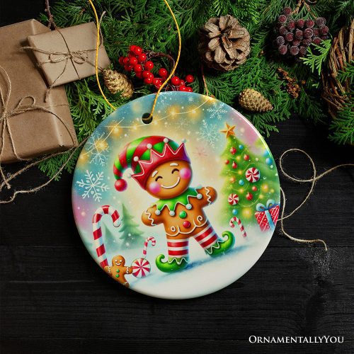 ForProduct 04GingerbreadManasaChristmasElfOrnament MagicalHolidayGiftandTreeDecor3DRealisticMockup 06 02