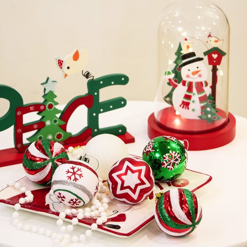 ForProduct 07UniqueandSparklingChristmasBaubleSetof30 HolidayTreeSet