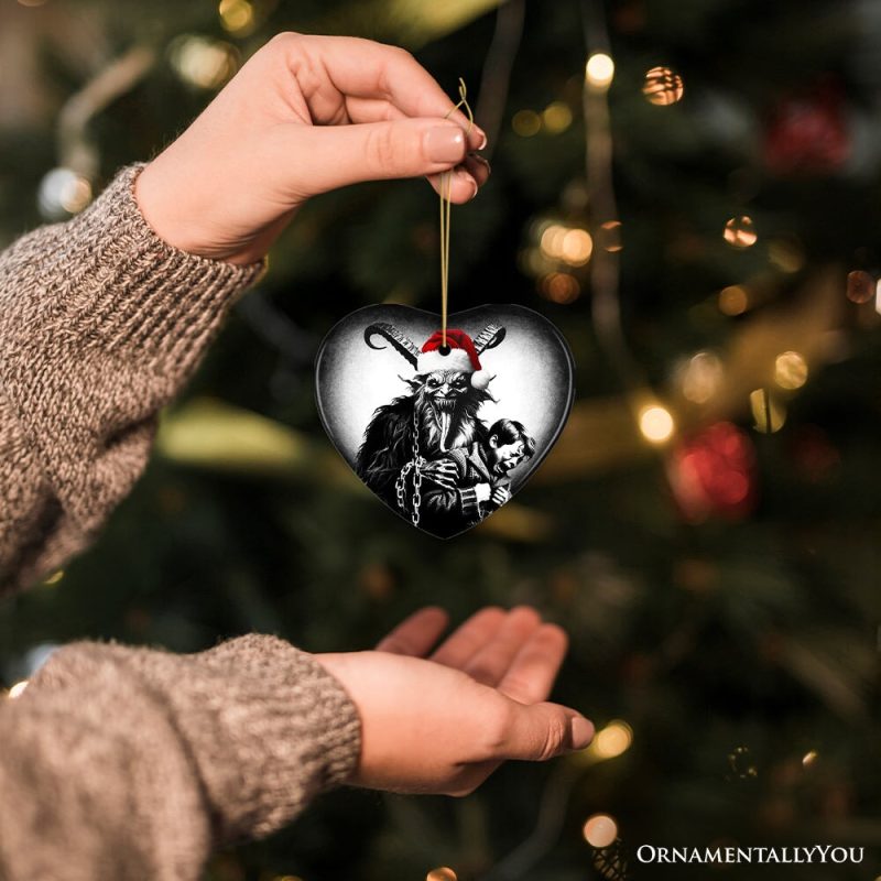 ForProduct 08HorrifyingKrampusWithSantaHatOrnament KeepsakeForUniqueHalloweenTreeChristmasDecor23DHumanMockup12