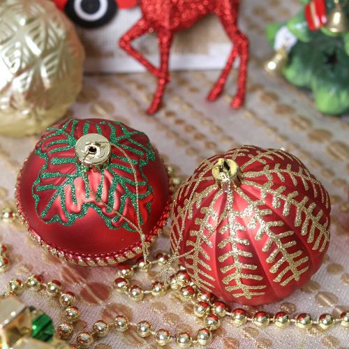 ForProduct 10RusticChristmasAdventureOrnamentBauble60PieceSet CampingTruck Acorns WoodsTheme