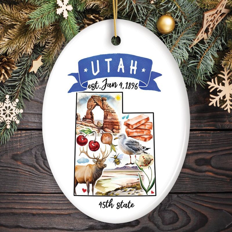 ForProductArtisticUtahStateThemesandLandmarksChristmasOrnament