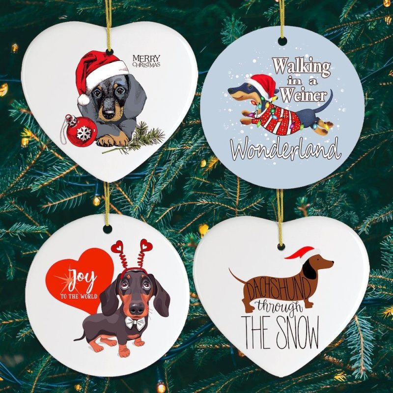 ForProductDachshundChristmasOrnamentBundleCloseUpDarkChristmasTreeOrnamentMockupcopy