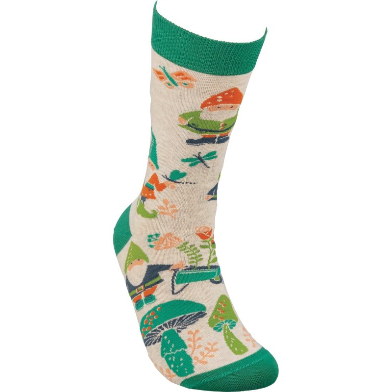 Garden Gnome Mushroom Socks Unisex 2