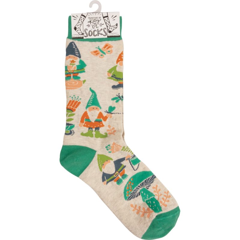 Garden Gnome Mushroom Socks Unisex 3