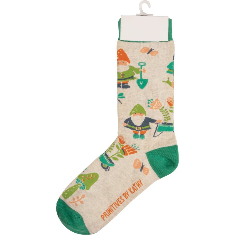 Garden Gnome Mushroom Socks Unisex 4