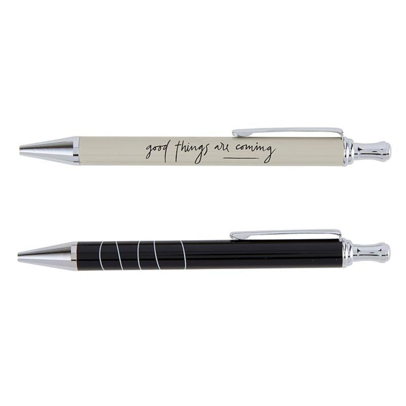 Good Things Are Coming Pen Set Set of 2 Giftable Pens in Box Refillable