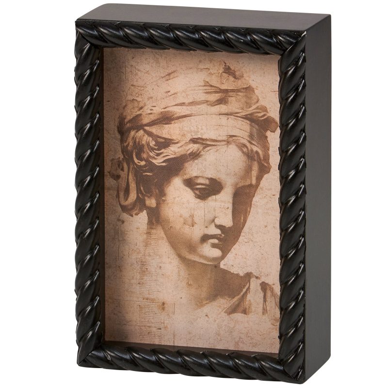 Greek Sketch Inset Box Sign Wall Desk Wooden Decor 4 x 6 2 026d711c 1ef2 4f7a 90a9 3f0a2b931d40