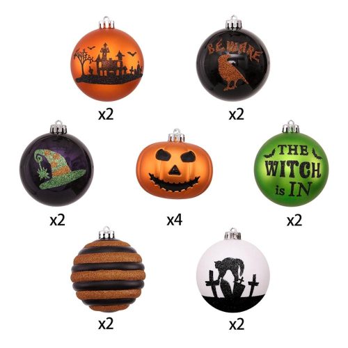 HalloweenOrnamentBallSet Pumpkin Witch QuoteMockup5