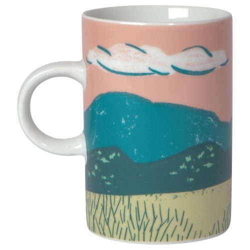 Haven Tall Ceramic Mug Small Loop Handle Coffee Tea Cup 14 oz 4