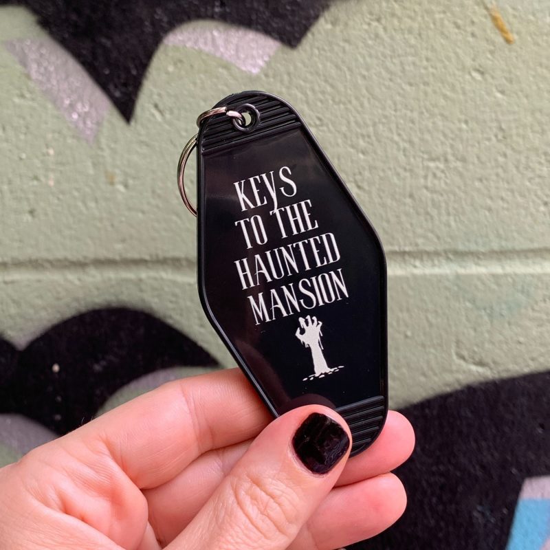 Keys to the Haunted Mansion Motel Style Keychain 2