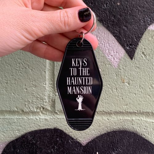 Keys to the Haunted Mansion Motel Style Keychain 3