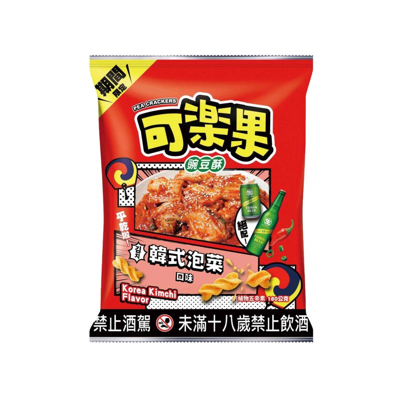 KolokoPeaCrackerKimchiFlavor 5.6oz Taiwan