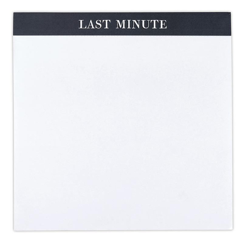 Last Minute Chunky Square Notepad Block 7 25 x 7 25 2